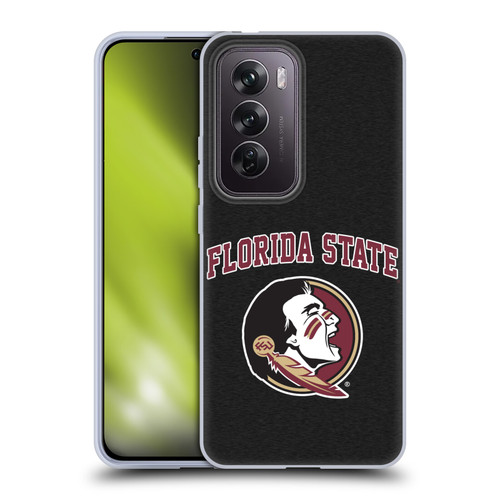 Florida State University FSU Florida State University Campus Logotype Soft Gel Case for OPPO Reno12 Pro 5G
