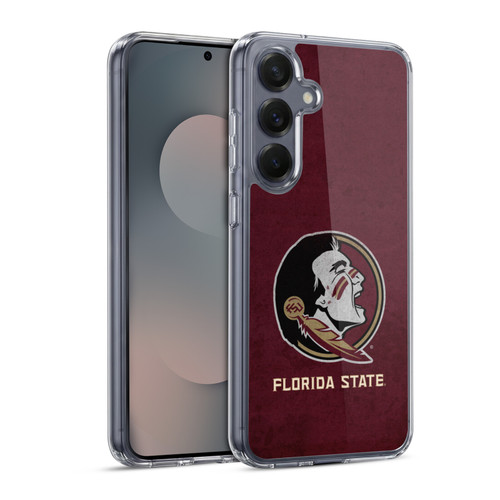 Florida State University FSU Florida State University Distressed Soft Gel Case for Samsung Galaxy S25 & MagSafe