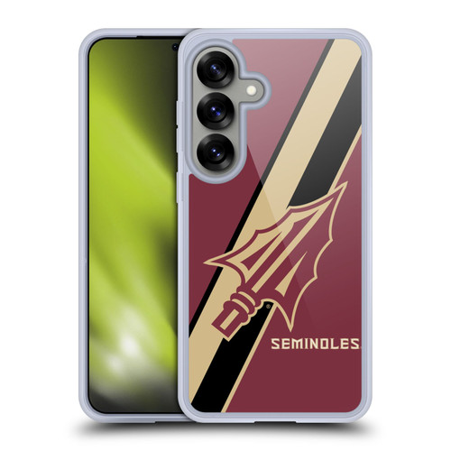 Florida State University FSU Florida State University Stripes Soft Gel Case for Samsung Galaxy S25