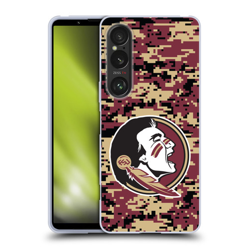 Florida State University FSU Florida State University Digital Camouflage Soft Gel Case for Sony Xperia 1 VI 5G