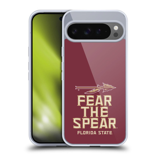 Florida State University FSU Florida State University Art Fear The Spear Soft Gel Case for Google Pixel 9 Pro XL