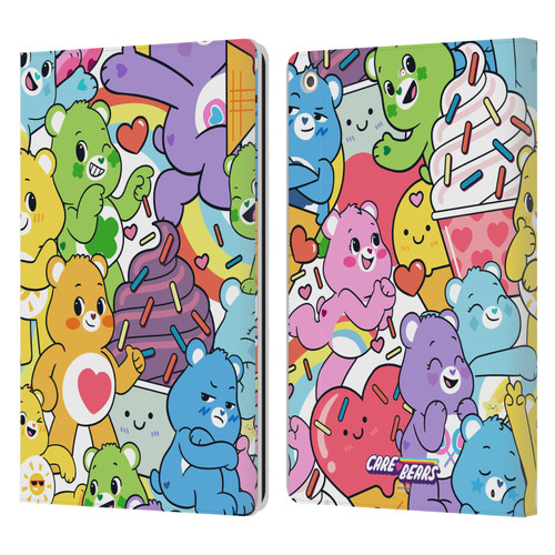 Care Bears Sweet And Savory Character Pattern Leather Book Wallet Case Cover For Apple iPad 10.2 2019/2020/2021