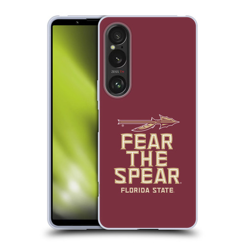 Florida State University FSU Florida State University Art Fear The Spear Soft Gel Case for Sony Xperia 1 VI 5G
