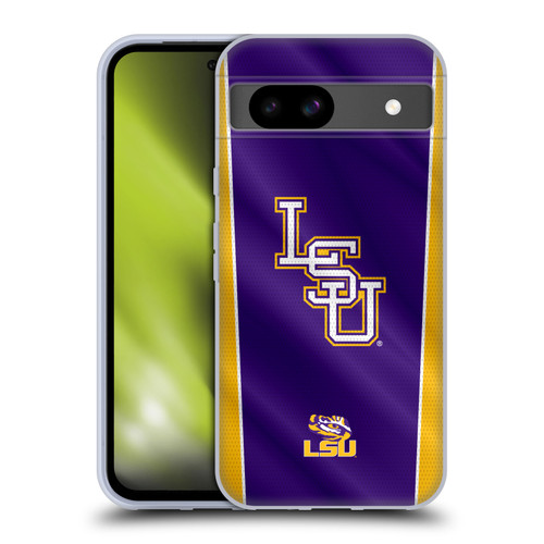 Louisiana State University LSU Louisiana State University Banner Soft Gel Case for Google Pixel 8a