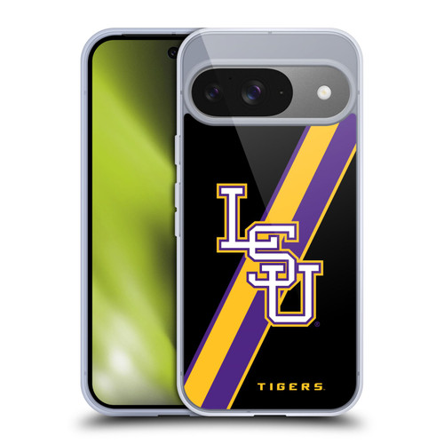 Louisiana State University LSU Louisiana State University LSU Stripes Soft Gel Case for Google Pixel 9 / Pixel 9 Pro