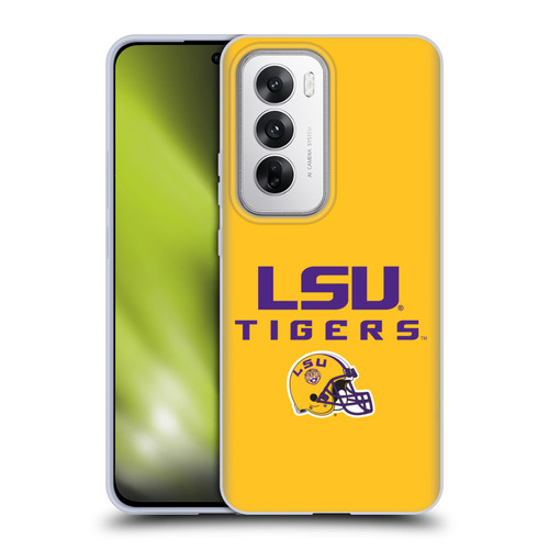 Louisiana State University LSU Louisiana State University Helmet Logotype Soft Gel Case for OPPO Reno12 5G