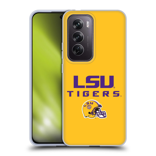 Louisiana State University LSU Louisiana State University Helmet Logotype Soft Gel Case for OPPO Reno12 Pro 5G