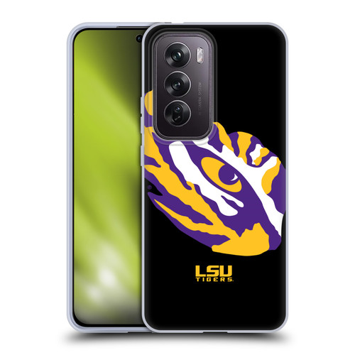 Louisiana State University LSU Louisiana State University Oversized Icon Soft Gel Case for OPPO Reno12 Pro 5G