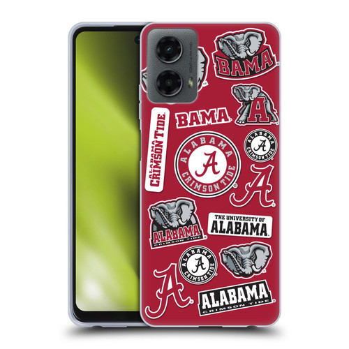 University Of Alabama UA The University Of Alabama Art Collage Soft Gel Case for Motorola Moto G (2024)