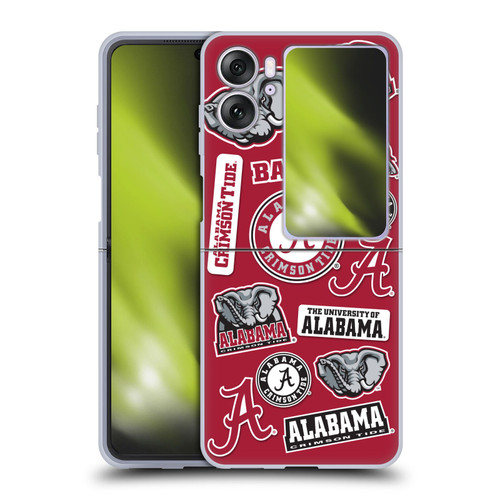 University Of Alabama UA The University Of Alabama Art Collage Soft Gel Case for OPPO Find N2 Flip