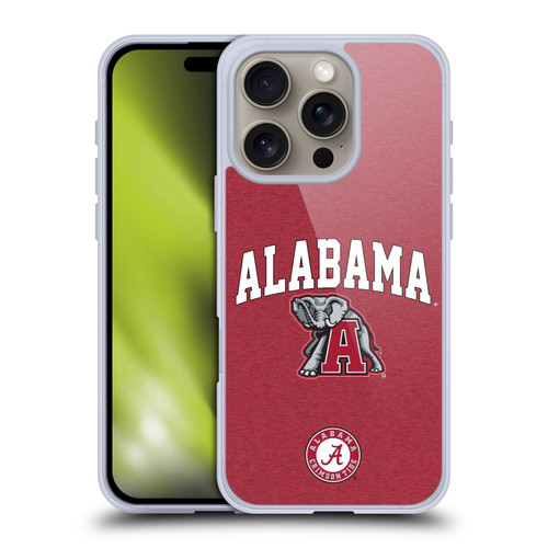 University Of Alabama UA The University Of Alabama Campus Logotype Soft Gel Case for Apple iPhone 16 Pro