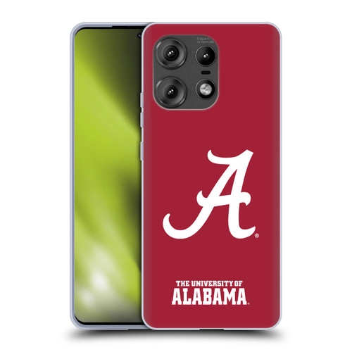University Of Alabama UA The University Of Alabama Plain Soft Gel Case for Motorola Edge 50 Pro