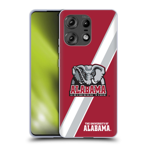 University Of Alabama UA The University Of Alabama Stripes Soft Gel Case for Motorola Edge 50 Pro