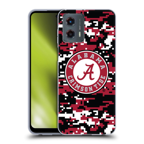 University Of Alabama UA The University Of Alabama Digital Camouflage Soft Gel Case for Motorola Moto G (2023)