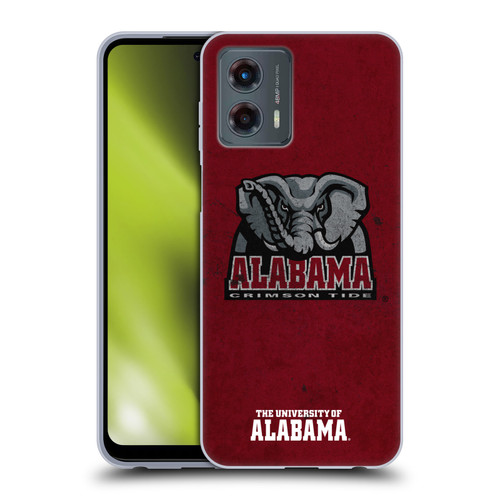 University Of Alabama UA The University Of Alabama Distressed Soft Gel Case for Motorola Moto G (2023)
