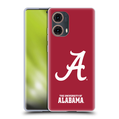 University Of Alabama UA The University Of Alabama Plain Soft Gel Case for Motorola Moto G85