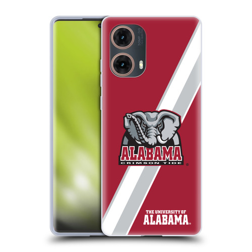 University Of Alabama UA The University Of Alabama Stripes Soft Gel Case for Motorola Moto G85