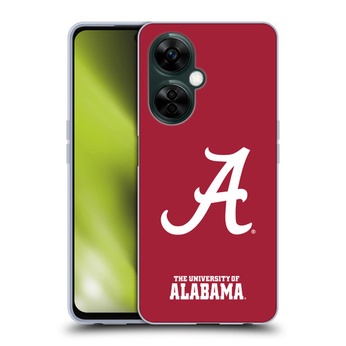 University Of Alabama UA The University Of Alabama Plain Soft Gel Case for OnePlus Nord N30