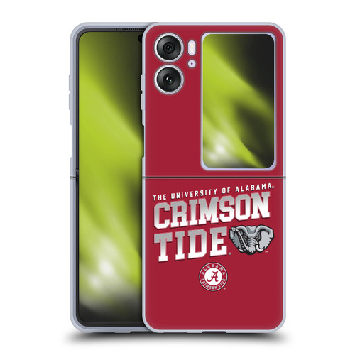 University Of Alabama UA The University Of Alabama Crimson Tide Soft Gel Case for OPPO Find N2 Flip