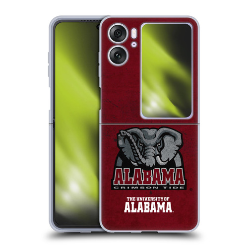University Of Alabama UA The University Of Alabama Distressed Soft Gel Case for OPPO Find N2 Flip
