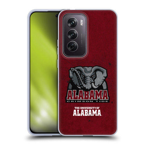 University Of Alabama UA The University Of Alabama Distressed Soft Gel Case for OPPO Reno12 Pro 5G