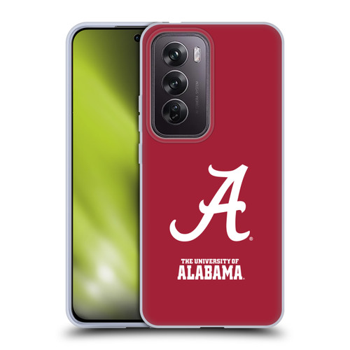 University Of Alabama UA The University Of Alabama Plain Soft Gel Case for OPPO Reno12 Pro 5G