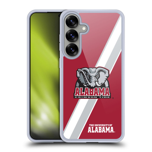 University Of Alabama UA The University Of Alabama Stripes Soft Gel Case for Samsung Galaxy S25+
