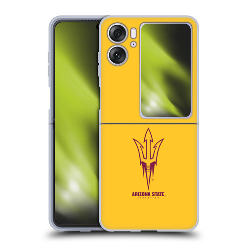 Arizona State University ASU Arizona State University Plain Soft Gel Case for OPPO Find N2 Flip