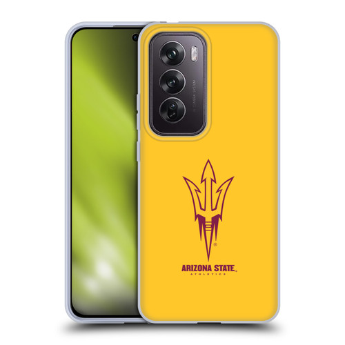 Arizona State University ASU Arizona State University Plain Soft Gel Case for OPPO Reno12 Pro 5G