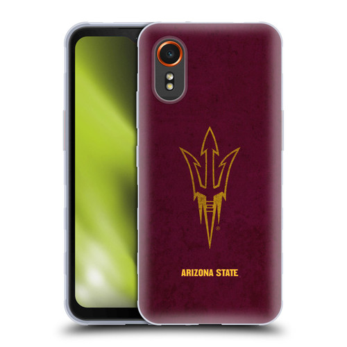 Arizona State University ASU Arizona State University Distressed Look Soft Gel Case for Samsung Galaxy Xcover7 5G