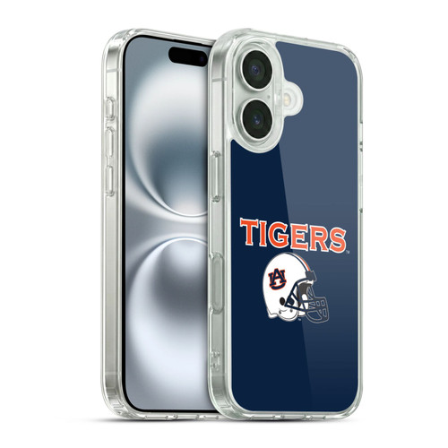 Auburn University AU Auburn University Helmet Logotype Soft Gel Case for Apple iPhone 16