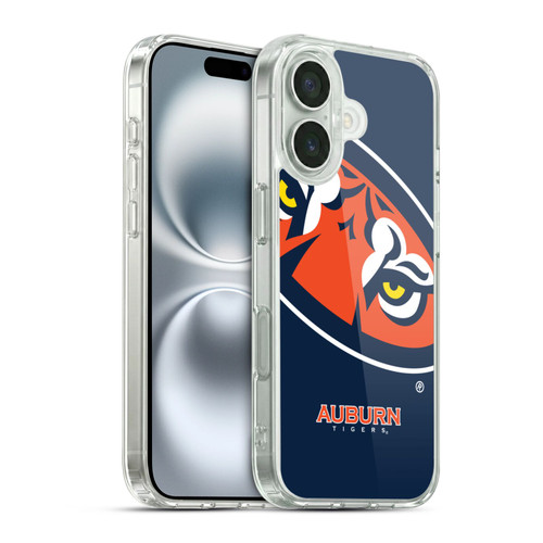 Auburn University AU Auburn University Oversized Icon Soft Gel Case for Apple iPhone 16