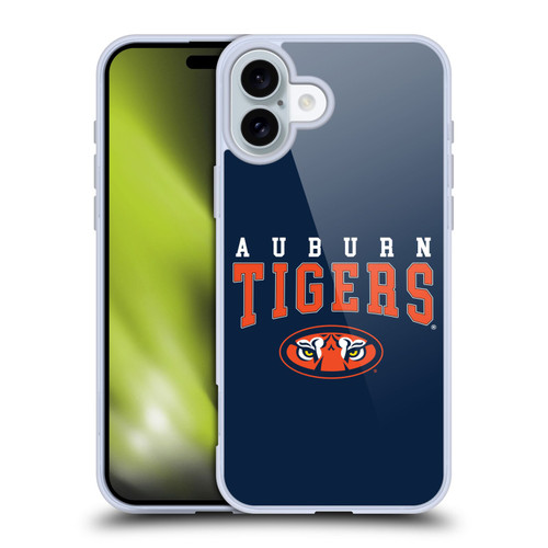 Auburn University AU Auburn University Auburn Tigers Soft Gel Case for Apple iPhone 16 Plus