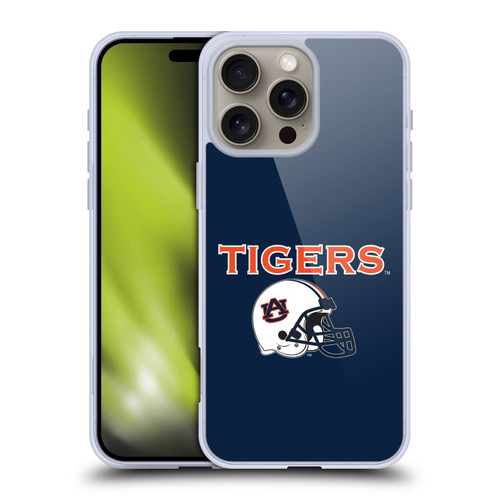 Auburn University AU Auburn University Helmet Logotype Soft Gel Case for Apple iPhone 16 Pro Max