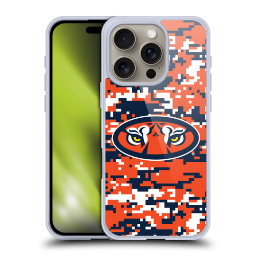 Auburn University AU Auburn University Digital Camouflage Soft Gel Case for Apple iPhone 16 Pro