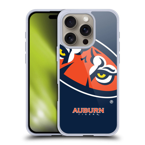 Auburn University AU Auburn University Oversized Icon Soft Gel Case for Apple iPhone 16 Pro