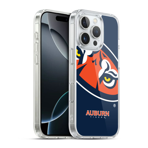 Auburn University AU Auburn University Oversized Icon Soft Gel Case for Apple iPhone 16 Pro