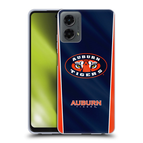 Auburn University AU Auburn University Banner Soft Gel Case for Motorola Moto G (2024)