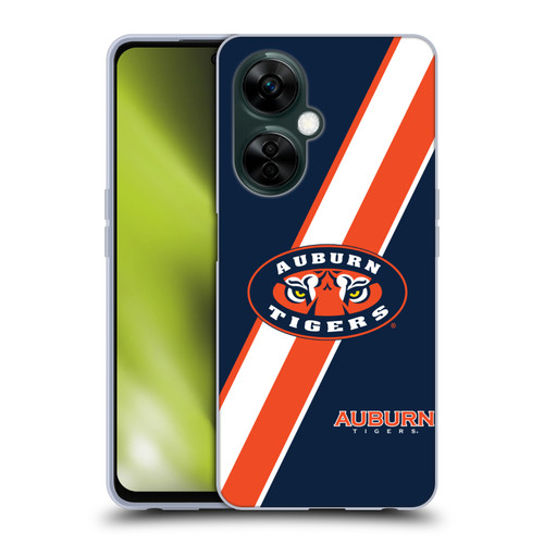 Auburn University AU Auburn University Stripes Soft Gel Case for OnePlus Nord N30