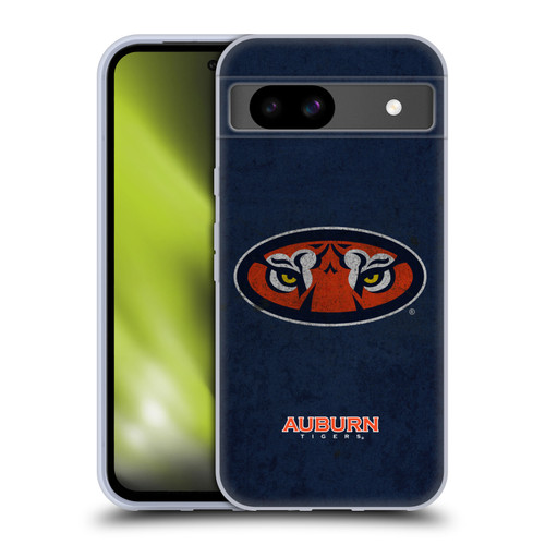 Auburn University AU Auburn University Distressed Look Soft Gel Case for Google Pixel 8a