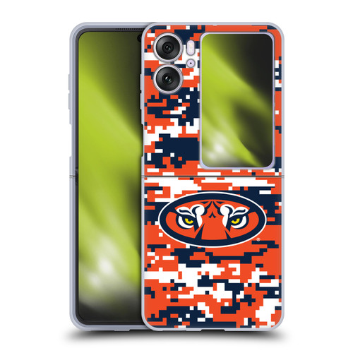 Auburn University AU Auburn University Digital Camouflage Soft Gel Case for OPPO Find N2 Flip