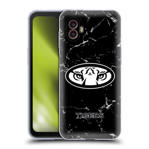 Auburn University AU Auburn University Black And White Marble Soft Gel Case for Samsung Galaxy Xcover6 Pro/Pro2