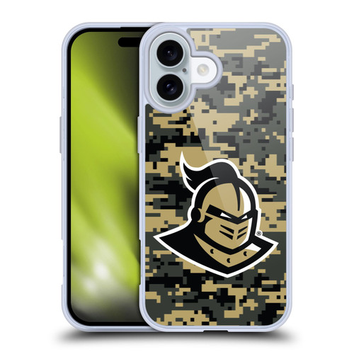 University Of Central Florida UCF University Of Central Florida Digital Camouflage Soft Gel Case for Apple iPhone 16
