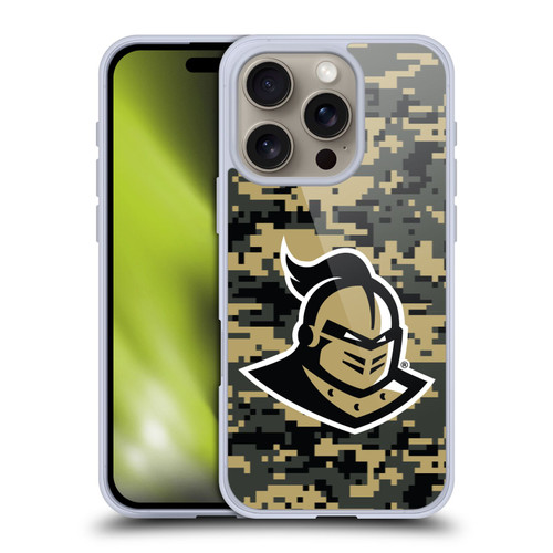 University Of Central Florida UCF University Of Central Florida Digital Camouflage Soft Gel Case for Apple iPhone 16 Pro
