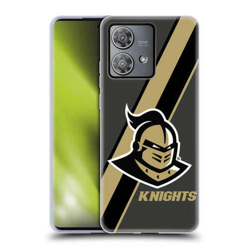 University Of Central Florida UCF University Of Central Florida Stripes Soft Gel Case for Motorola Edge 40 Neo 5G