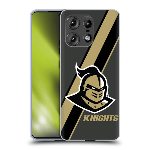 University Of Central Florida UCF University Of Central Florida Stripes Soft Gel Case for Motorola Edge 50 Pro
