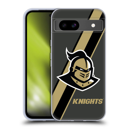 University Of Central Florida UCF University Of Central Florida Stripes Soft Gel Case for Google Pixel 8a