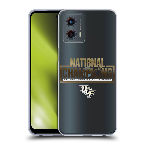 University Of Central Florida UCF 2 National Champions 3 Soft Gel Case for Motorola Moto G (2023)