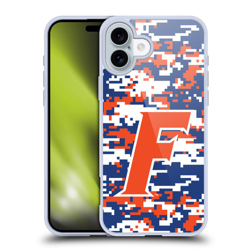 University Of Florida UF University Of Florida Digital Camouflage Soft Gel Case for Apple iPhone 16 Plus