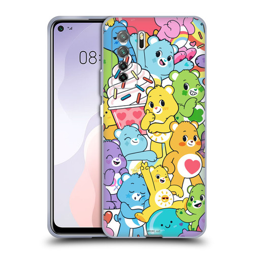 Care Bears Sweet And Savory Character Pattern Soft Gel Case for Huawei Nova 7 SE/P40 Lite 5G